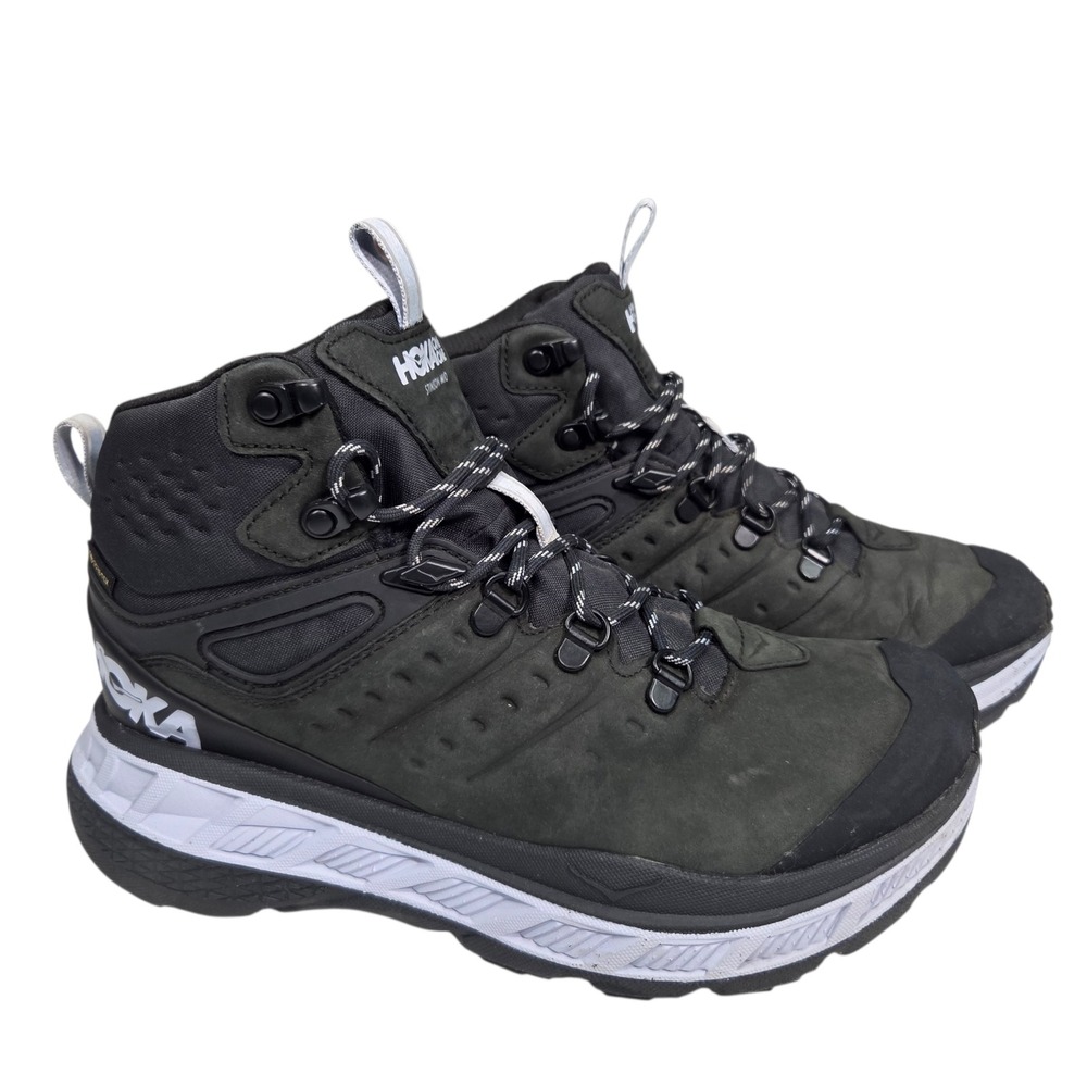 Hoka One One Stinson Mid GORE-TEX Women 9 Anthracite Hiking Boots 1106516 AHTHR
